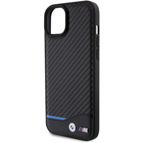 Kup BMW Apple Carcasă BMHCP15M22NBCK iPhone 15 Plus / 14 Plus piele carbon negru/negru - BMW500 - {ean13} - Sklep Home Screen