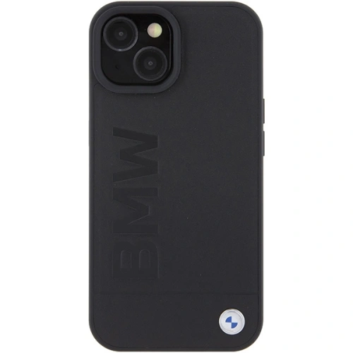 Kup Case BMW BMHCP15MSLLBK Apple iPhone 15 Plus / 14 Plus Leder Heißprägung schwarz/black - BMW501 - {ean13} - Sklep Home Screen