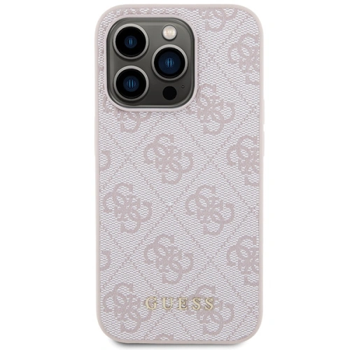 Kup Etui Guess GUHCP15LG4GFPI Apple iPhone 15 Pro hard case 4G Metal Gold Logo różowy/pink - GUE2807 - {ean13} - Sklep Home Screen