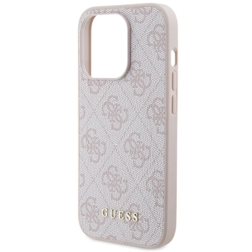 Kup Etui Guess GUHCP15LG4GFPI Apple iPhone 15 Pro hard case 4G Metal Gold Logo różowy/pink - GUE2807 - {ean13} - Sklep Home Screen