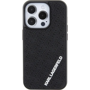 Etui Karl Lagerfeld KLHCP15L3DMKRLK Apple iPhone 15 Pro hardcase 3D Rubber Multi Logo czarny/black