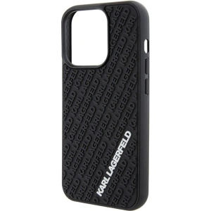 Etui Karl Lagerfeld KLHCP15L3DMKRLK Apple iPhone 15 Pro hardcase 3D Rubber Multi Logo czarny/black