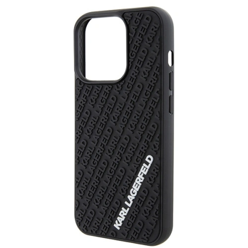 Kup Etui Karl Lagerfeld KLHCP15L3DMKRLK Apple iPhone 15 Pro hardcase 3D Rubber Multi Logo czarny/black - KLD1646 - {ean13} - Sklep Home Screen