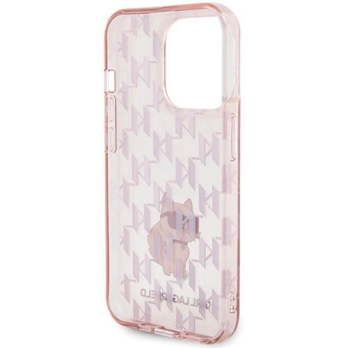 Kup Etui Karl Lagerfeld KLHCP15LHNCMKLP Apple iPhone 15 Pro hardcase Monogram Choupette różowy/pink - KLD1647 - {ean13} - Sklep Home Screen