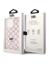 Kup Etui Karl Lagerfeld KLHCP15LHNCMKLP Apple iPhone 15 Pro kemény tok Monogram Choupette rózsaszín/pink - KLD1647 - {ean13} - Sklep Home Screen