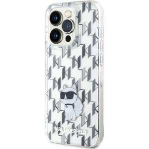 Etui Karl Lagerfeld KLHCP15LHNCMKLT Apple iPhone 15 Pro hardcase Monogram Choupette transparent