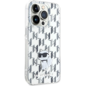 Etui Karl Lagerfeld KLHCP15LHNCMKLT Apple iPhone 15 Pro hardcase Monogram Choupette transparent