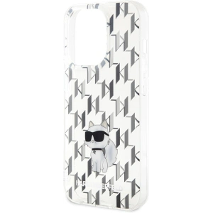 Etui Karl Lagerfeld KLHCP15LHNCMKLT Apple iPhone 15 Pro hardcase Monogram Choupette transparent