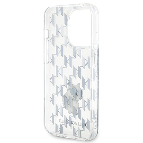 Buy Karl Lagerfeld KLHCP15LHNCMKLT Apple iPhone 15 Pro hardcase Monogram Choupette transparent - KLD1648 - {ean13} - Home Screen Store Europe
