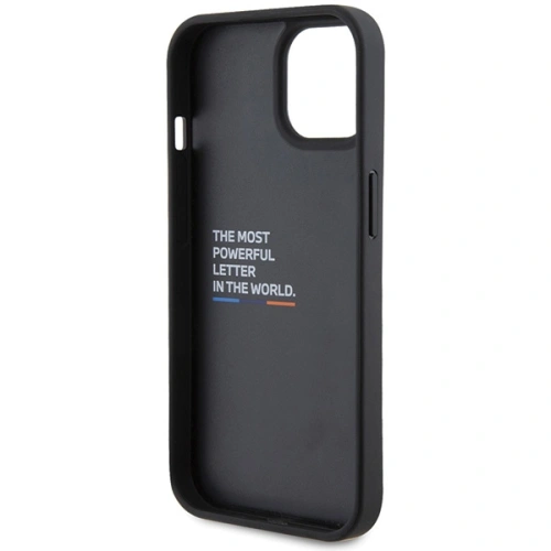 Kup Etui BMW BMHCP15S22NBCK Apple iPhone 15 Leather Carbon czarny/black - BMW502 - {ean13} - Sklep Home Screen
