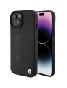 Etui BMW BMHCP15SSLLBK Apple iPhone 15 Leather Hot Stamp czarny/black