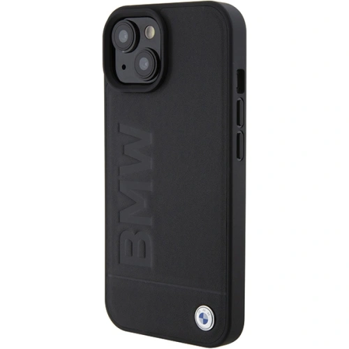 Kup Etui BMW BMHCP15SSLLBK Apple iPhone 15 bőrtok forró bélyegzés fekete/black - BMW503 - {ean13} - Sklep Home Screen