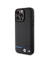 Buy BMW BMHCP15X22NBCK Apple iPhone 15 Pro Max Leather Carbon black - BMW504 - {ean13} - Home Screen Store Europe