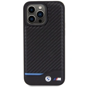 Kup Etui BMW BMHCP15X22NBCK Apple iPhone 15 Pro Max Leather Carbon czarny/black - BMW504 - {ean13} - Sklep Home Screen