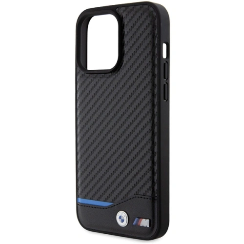 Buy BMW BMHCP15X22NBCK Apple iPhone 15 Pro Max Leather Carbon black - BMW504 - {ean13} - Home Screen Store Europe
