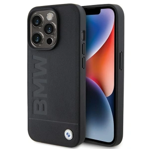 Kup Case BMW BMHCP15XSLLBK Apple iPhone 15 Pro Max Leder Heißprägung schwarz/black - BMW505 - {ean13} - Sklep Home Screen