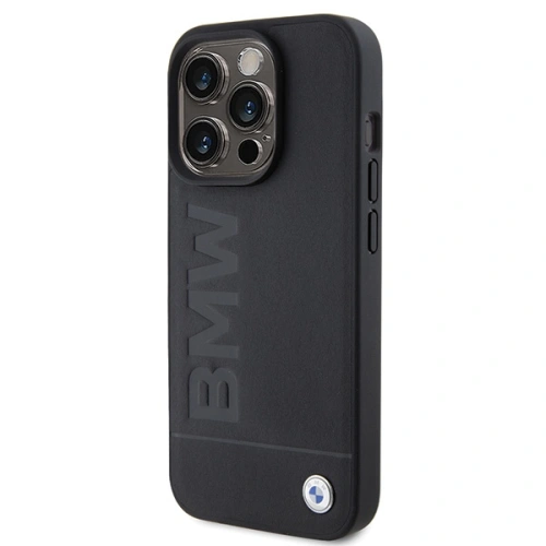 Kup Case BMW BMHCP15XSLLBK Apple iPhone 15 Pro Max Leder Heißprägung schwarz/black - BMW505 - {ean13} - Sklep Home Screen