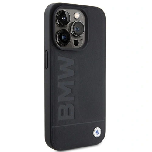 Kup Etui BMW BMHCP15XSLLBK Apple iPhone 15 Pro Max Leather Hot Stamp fekete/black - BMW505 - {ean13} - Sklep Home Screen