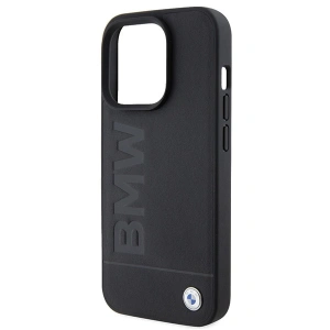 Kup Etui BMW BMHCP15XSLLBK Apple iPhone 15 Pro Max Leather Hot Stamp czarny/black - BMW505 - {ean13} - Sklep Home Screen