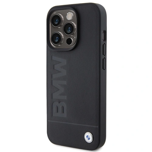 Kup Case BMW BMHMP15LSLLBK Apple iPhone 15 Pro MagSafe Leder Hot Stamp schwarz/black - BMW506 - {ean13} - Sklep Home Screen