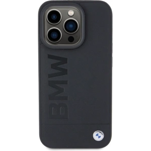 Etui BMW BMHMP15LSLLBK Apple iPhone 15 Pro MagSafe Leather Hot Stamp czarny/black
