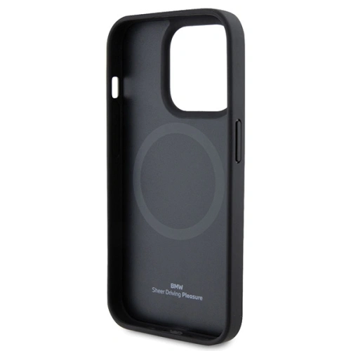 Kup Case BMW BMHMP15LSLLBK Apple iPhone 15 Pro MagSafe Leder Hot Stamp schwarz/black - BMW506 - {ean13} - Sklep Home Screen