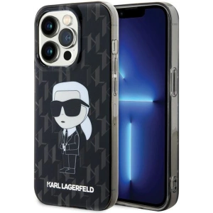 Etui Karl Lagerfeld KLHCP15LHNKMKLK Apple iPhone 15 Pro hardcase Monogram Ikonik transparent