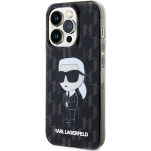 Etui Karl Lagerfeld KLHCP15LHNKMKLK Apple iPhone 15 Pro hardcase Monogram Ikonik transparent