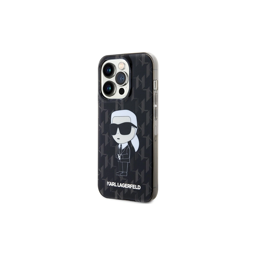 Etui Karl Lagerfeld KLHCP15LHNKMKLK Apple iPhone 15 Pro hardcase Monogram Ikonik transparent