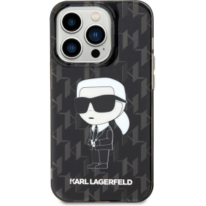 Etui Karl Lagerfeld KLHCP15LHNKMKLK Apple iPhone 15 Pro hardcase Monogram Ikonik transparent
