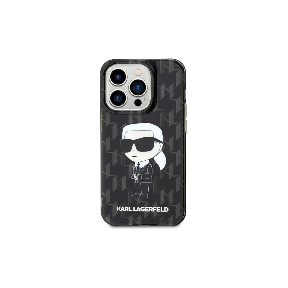 Etui Karl Lagerfeld KLHCP15LHNKMKLK Apple iPhone 15 Pro hardcase Monogram Ikonik transparent