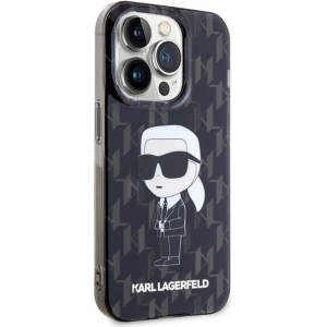 Etui Karl Lagerfeld KLHCP15LHNKMKLK Apple iPhone 15 Pro hardcase Monogram Ikonik transparent