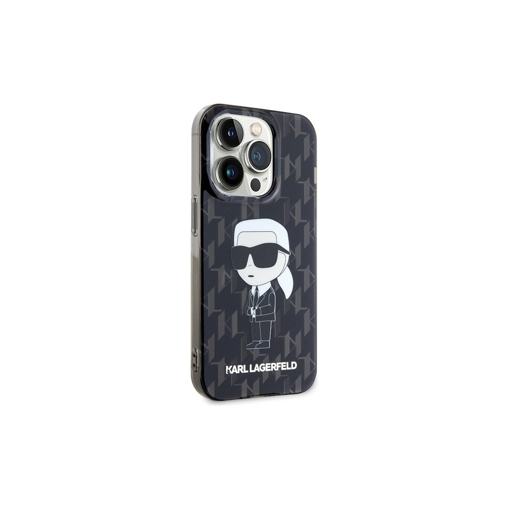 Etui Karl Lagerfeld KLHCP15LHNKMKLK Apple iPhone 15 Pro hardcase Monogram Ikonik transparent