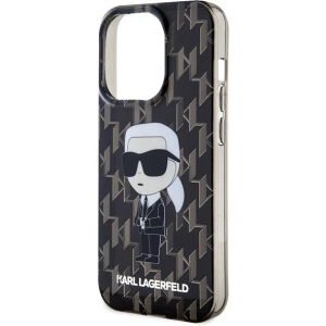 Etui Karl Lagerfeld KLHCP15LHNKMKLK Apple iPhone 15 Pro hardcase Monogram Ikonik transparent