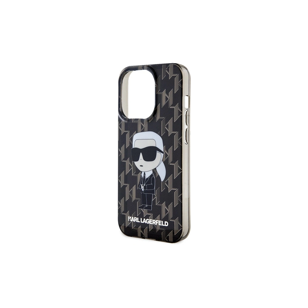 Etui Karl Lagerfeld KLHCP15LHNKMKLK Apple iPhone 15 Pro hardcase Monogram Ikonik transparent