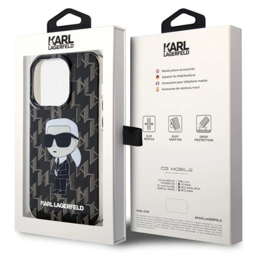 Buy Karl Lagerfeld KLHCP15LHNKMKLK Apple iPhone 15 Pro hardcase Monogram Ikonik transparent - KLD1649 - {ean13} - Home Screen Store Europe