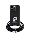 Kup Etui Karl Lagerfeld KLHCP15LSAKCPSK Apple iPhone 15 Pro hardcase Crossbody Saffiano Metal Pin Karl & Choupette černý/black - KLD1651 - {ean13} - Sklep Home Screen