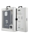 Kup Case Karl Lagerfeld KLHCP15LSASKNPSK Apple iPhone 15 Pro Hardcase Crossbody Saffiano Monogram Metall-Pin Karl & Choupette schwarz/black - KLD1652 - {ean13} - Sklep Home Screen