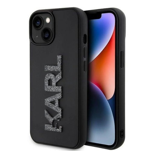 Kup Etui Karl Lagerfeld KLHCP15M3DMBKCK Apple iPhone 15 Plus / 14 Plus hardcase 3D Rubber Glitter Logo černý/black - KLD1653 - {ean13} - Sklep Home Screen
