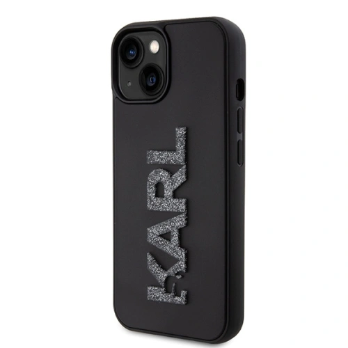 Kup Karl Lagerfeld Apple Carcasă KLHCP15M3DMBKCK iPhone 15 Plus / 14 Plus hardcase 3D cauciuc Glitter Logo negru / negru - KLD1653 - {ean13} - Sklep Home Screen