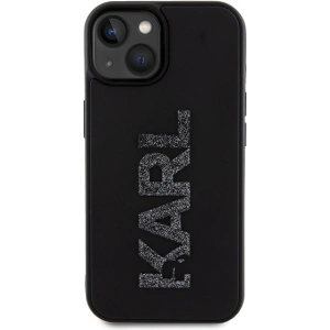 Etui Karl Lagerfeld KLHCP15M3DMBKCK Apple iPhone 15 Plus / 14 Plus hardcase 3D Rubber Glitter Logo czarny/black