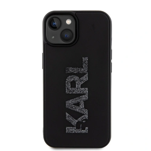 Kup Karl Lagerfeld Apple Carcasă KLHCP15M3DMBKCK iPhone 15 Plus / 14 Plus hardcase 3D cauciuc Glitter Logo negru / negru - KLD1653 - {ean13} - Sklep Home Screen