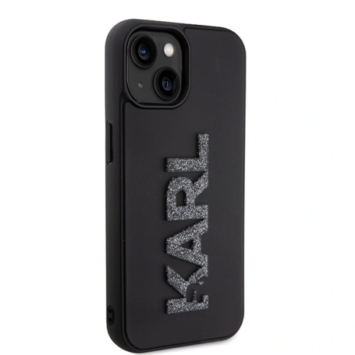 Kup Case Karl Lagerfeld KLHCP15M3DMBKCK Apple iPhone 15 Plus / 14 Plus Hartschale 3D Gummi Glitter Logo schwarz/black - KLD1653 - {ean13} - Sklep Home Screen