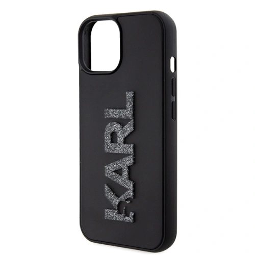 Kup Karl Lagerfeld Apple Carcasă KLHCP15M3DMBKCK iPhone 15 Plus / 14 Plus hardcase 3D cauciuc Glitter Logo negru / negru - KLD1653 - {ean13} - Sklep Home Screen