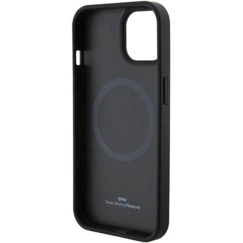 Kup Case BMW BMHMP15MSLLBK Apple iPhone 15 Plus / 14 Plus MagSafe Leder Heißprägung schwarz/black - BMW507 - {ean13} - Sklep Home Screen