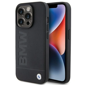 Kup Case BMW BMHMP15XSLLBK Apple iPhone 15 Pro Max MagSafe Leder Heißpräge schwarz/black - BMW508 - {ean13} - Sklep Home Screen