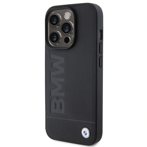 Kup Etui BMW BMHMP15XSLLBK Apple iPhone 15 Pro Max MagSafe bőr forró bélyegzés fekete/black - BMW508 - {ean13} - Sklep Home Screen
