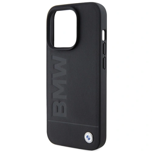 Kup Etui BMW BMHMP15XSLLBK Apple iPhone 15 Pro Max MagSafe bőr forró bélyegzés fekete/black - BMW508 - {ean13} - Sklep Home Screen
