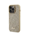 Buy Guess GUHCP15LPMSDGSD Apple iPhone 15 Pro hardcase Disco Metal Script gold - GUE2818 - {ean13} - Home Screen Store Europe