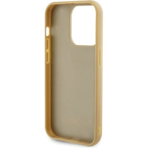Etui Guess GUHCP15LPMSDGSD Apple iPhone 15 Pro hardcase Disco Metal Script złoty/gold